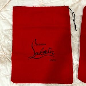 Christian Louboutin shoe bags (1 for $8; 2 for $15; 3 for $21; 4 for $25)